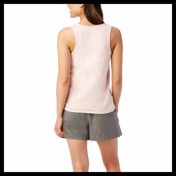 LUCKY BRAND 3-piece Pajama Short Set Pink & Grey - Picture 4 of 7